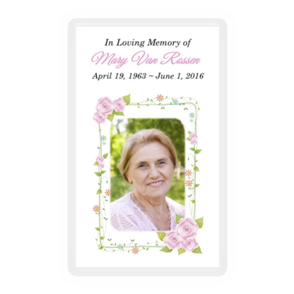 Memorial Card Layout I