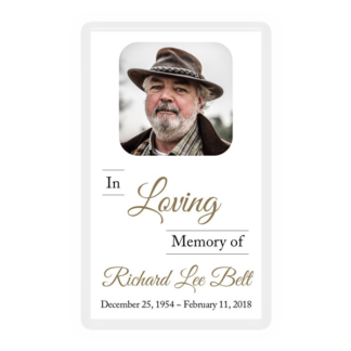 Memorial Card Layout L 2