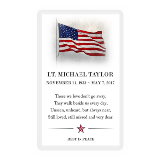 Memorial Card Layout M