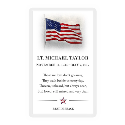 Memorial Card Layout M