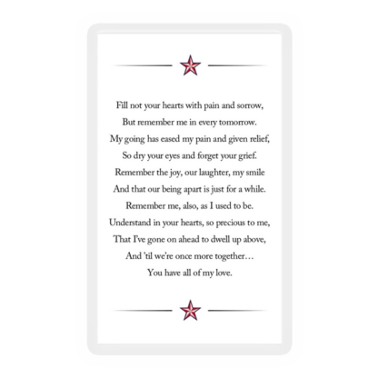 Memorial Card Layout M - Image 2